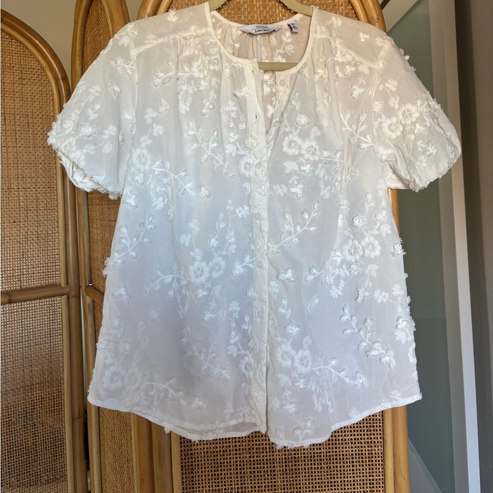 & other stories cotton embroidered top size US 0
